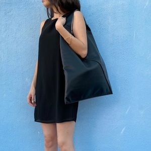 Naked zebra boat neck dress